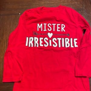 Valentines shirt boys 4T